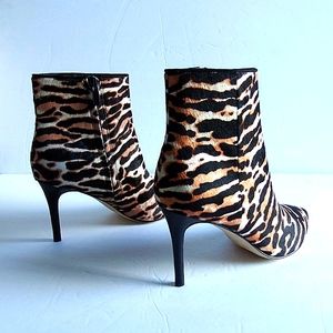 NIB Nine West Animal Print Heeled Bootie 8M